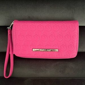 Betsey Johnson Pink Skull Wallet